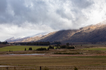landscape with sky and clouds