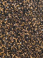 Gram chickpeas flatlay