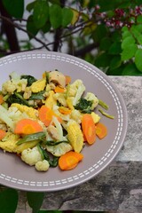 Homemade Cap cay. Popular Chinese Indonesian 