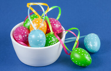 Easter background and postcard.