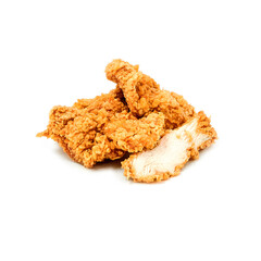chicken wings isolated on white background