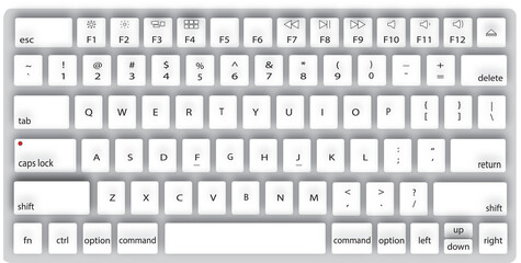 Keyboard Computer Illustrator