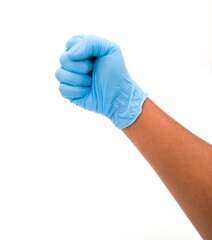 Mano de Hombre con Guantes