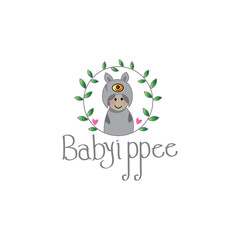 funny kids logo dream vector design illustration