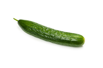 Cucumber isolated on white background.