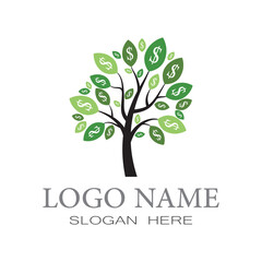 Obraz premium Tree Logo template vector icon design