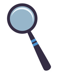 magnifying glass searching isolated icon