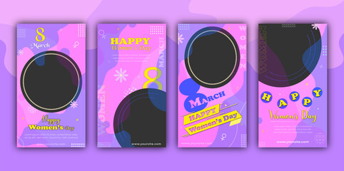 Happy women's day Instagram post template