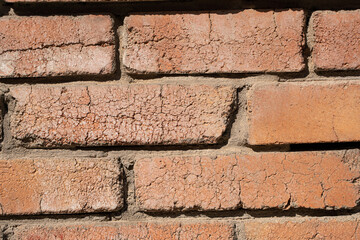 Brown brick wall texture background