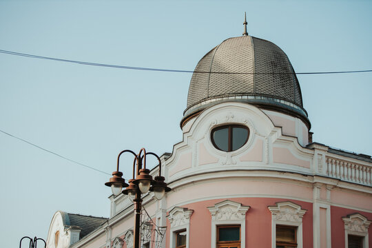 Old building with a dome in Brcko district in Bosnia and Herzegovina