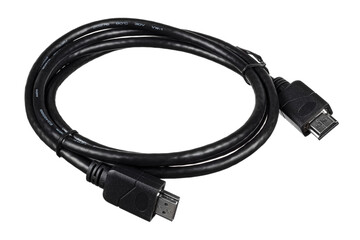 HDMI cable isolated on a white background