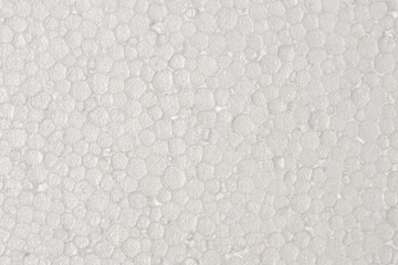 Polystyrene ,Styrofoam foam texture and background. White foam sheet plastic.