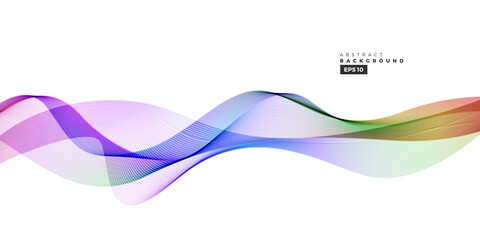 Abstract line wave background design for multipurpose usage like brochure, cover, flyer. 
Modern graphic wave isolated element