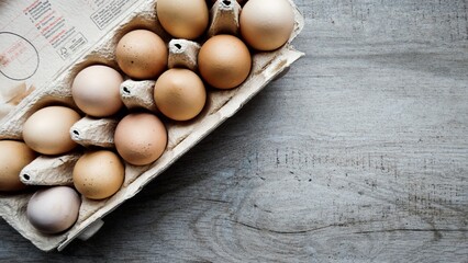 Eier in der Schachtel