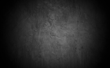 Old wall texture cement dark black gray  background abstract grey color design are light with white gradient background.