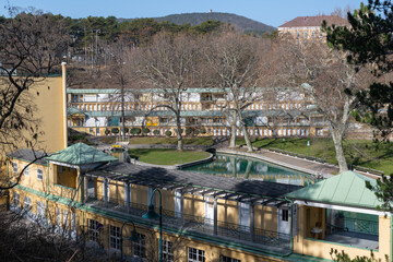 Obraz premium Famous Hot springs and Spa in Bad Vöslau, Lower Austria