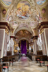 Interior View of Maria Taferl basilica in Nibelungengau, Lower Austria