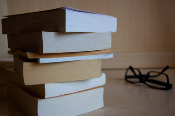 stack of books