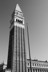 Campanile in Saint Mark's square in Venice