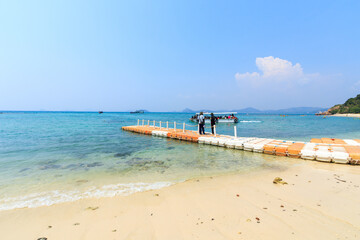  beautiful tropical island beach - Koh Kham, Sattahip,chonburi , Thailand 