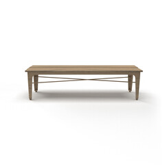 bench on white background