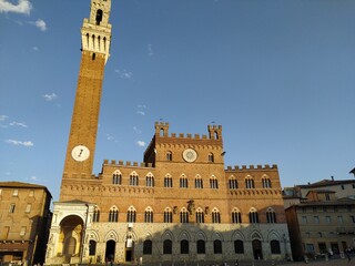 Fototapeta na wymiar Piazza del Campo, Sienne, Toscane, Italie (1)
