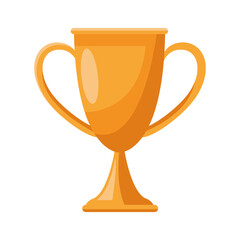 trophy cup award isolated icon