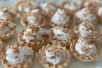 canapes with cream cheese