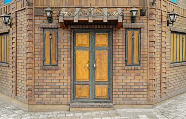 A closed coffee shop in Tehran, Iran