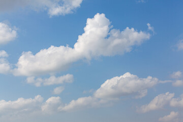 blue sky with white clouds