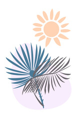 Fototapeta premium Mid Century Modern Decor, Bohemian style. Vector illustration