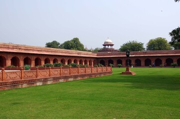 jardins du Taj Mahal, Agra, Rajasthan, Inde
