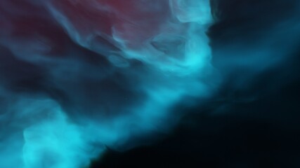 Space background with realistic nebula and shining stars. Colorful cosmos with stardust and milky way. Magic color galaxy. Infinite universe and starry night. 3d render