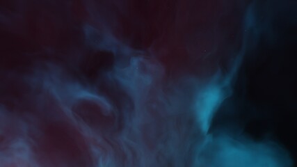 Space background with realistic nebula and shining stars. Colorful cosmos with stardust and milky way. Magic color galaxy. Infinite universe and starry night. 3d render