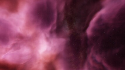 Space background with realistic nebula and shining stars. Colorful cosmos with stardust and milky way. Magic color galaxy. Infinite universe and starry night. 3d render