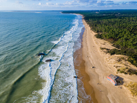 cote sauvage, plage , oc&eacute;an, foret  