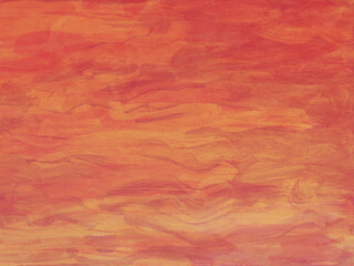 Flame Watercolor Paint Texture Grungy Bright Orange Red Gradient