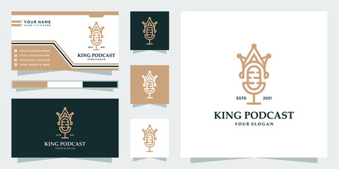 Vintage podcast,podcast logo,podcast cover,business logo,logo design, mic,microphone,music,studio,radio