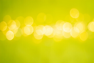 a strip of defocused yellow lights in the middle of a green background. Can also be used as an overlay in overlay (screen) mode.