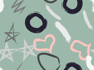 Geometric textures with different simple shapes.