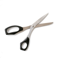 Tailoring scissors isolated on white background