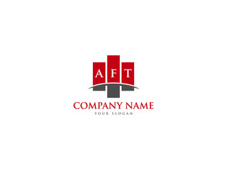 AFT Logo Letter Design For Business - obrazy, fototapety, plakaty