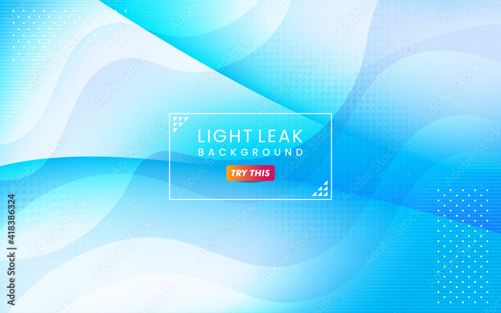 Poster abstract colorful light leak background. modern dynamic background usable for greeting card, banner,