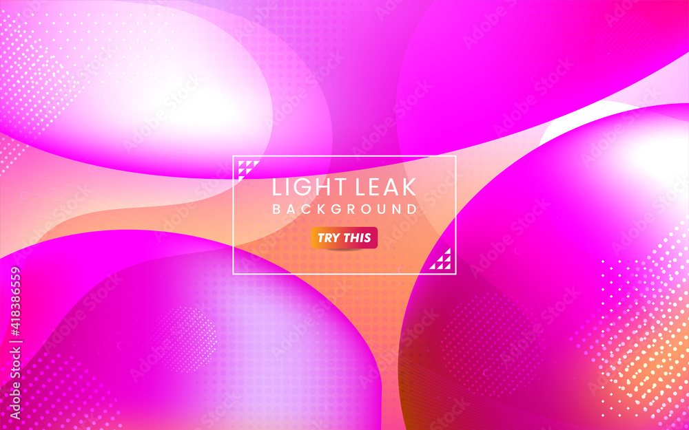 Aufkleber abstract colorful light leak background. modern dynamic background usable for greeting card, banner,
