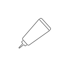 Glue line icon. Glue design concept from collection. Simple element vector illustration white background