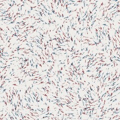 Obraz na płótnie Canvas Seamless abstract texture pattern in flat red blue black white. High quality illustration. Abstract design of red and blue overlaid to form a modern attractive abstract seamless surface design.