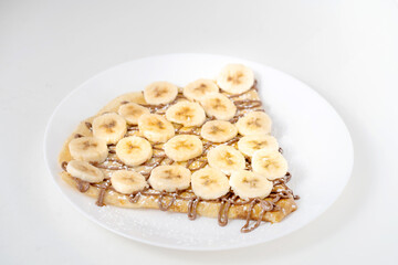 Crepas dulces con frutas 
