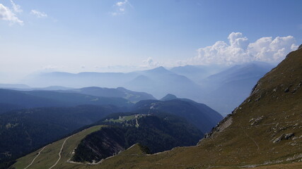 panorama of the mountains