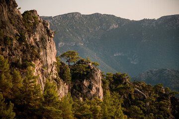 magnificent view of beautiful mountain landscape of Turkey