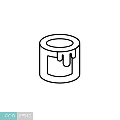 Paint bucket vector flat icon
